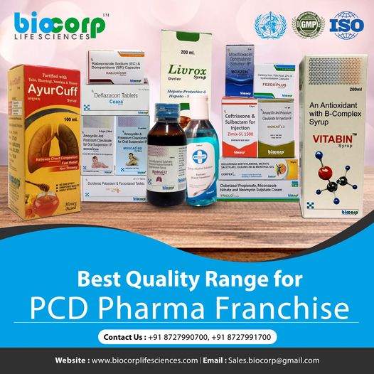 Top Pcd Pharma Franchise By Biocorp Lifescience