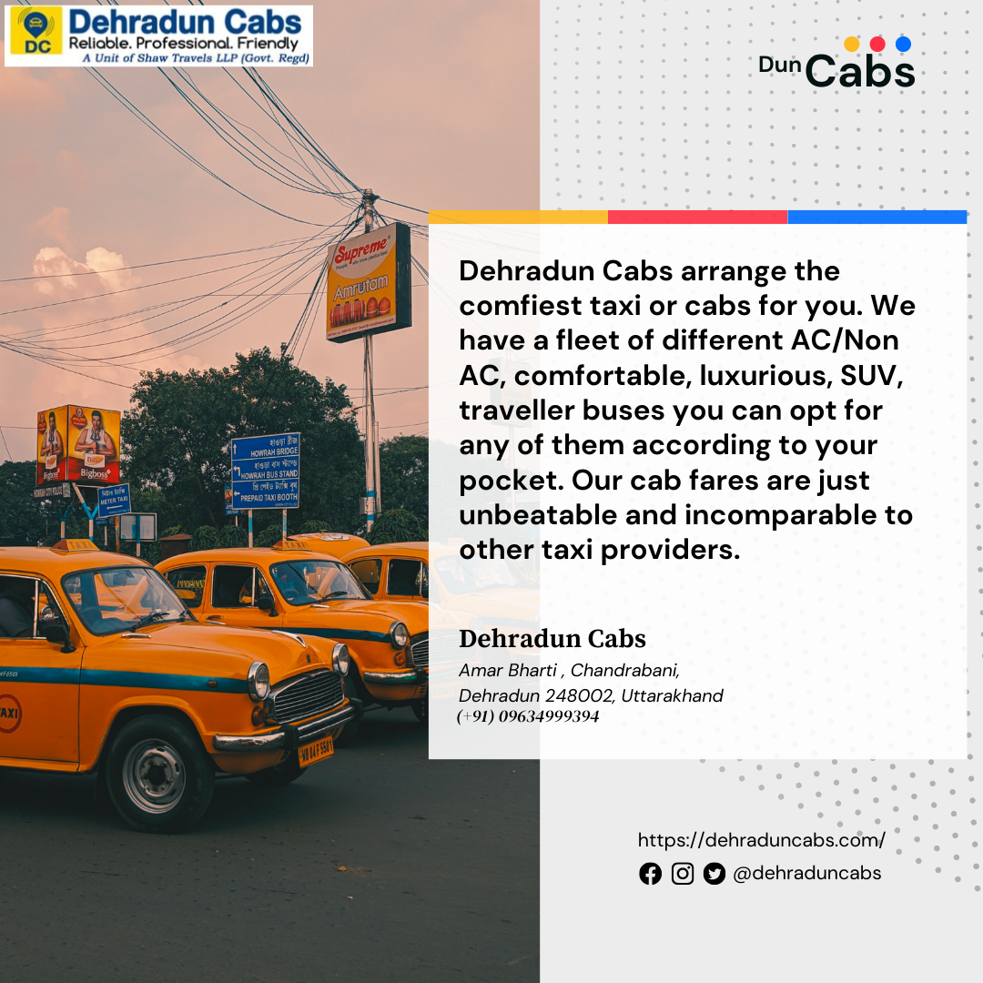 Taxi Service in Dehradun