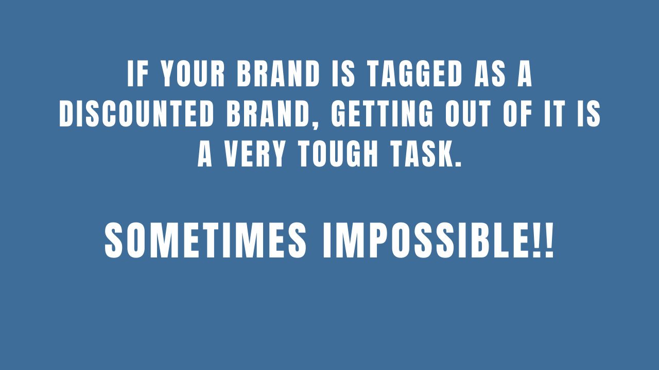 The dynamics of ‘Discounting’: Why should it be avoided.
