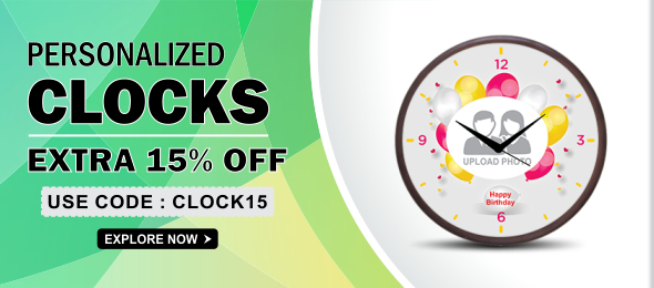 Purchase Personalized Wall Clocks online with ease