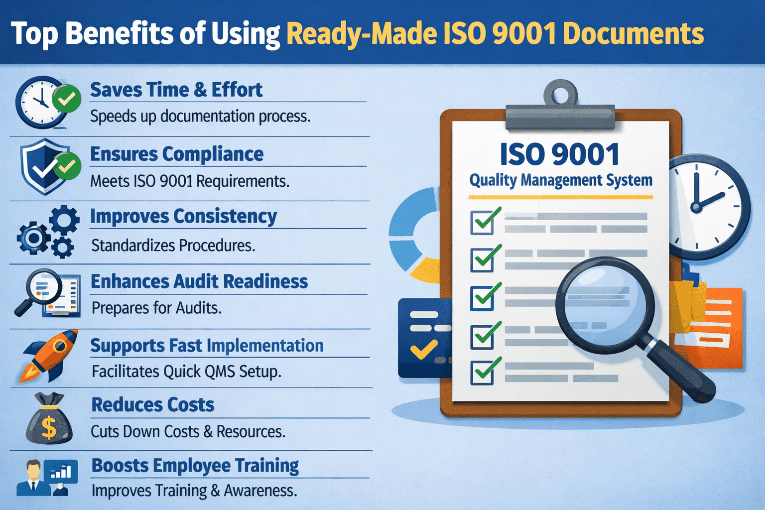 Top Benefits of Using Ready-Made ISO 9001 Documents