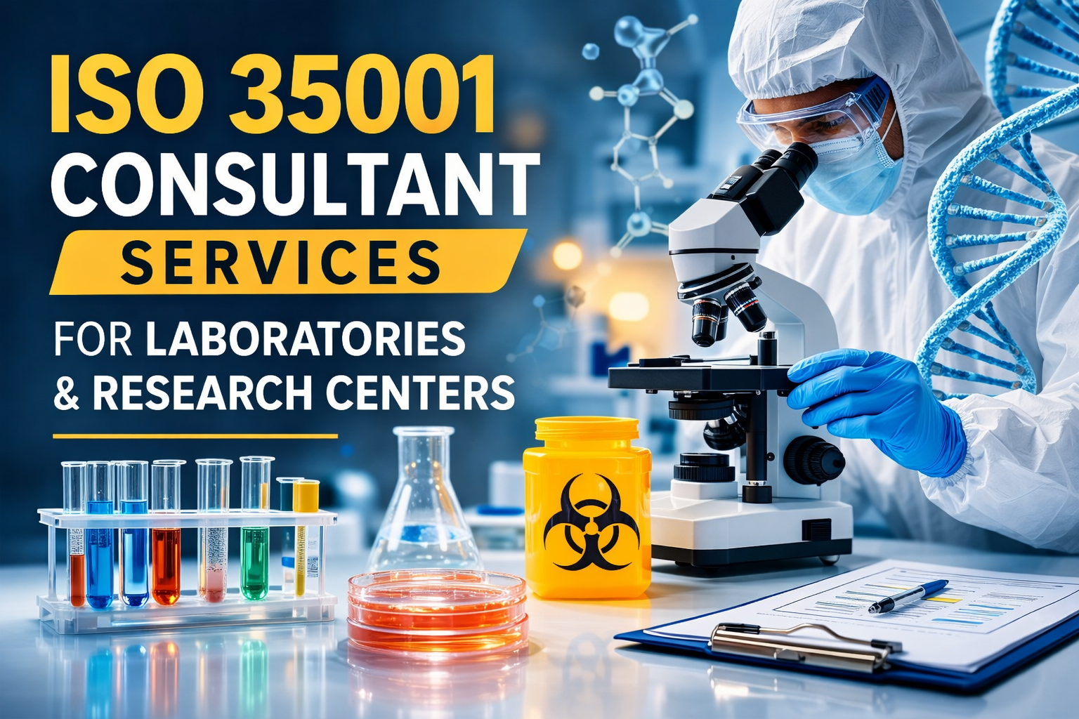 ISO 35001 Consultant Services for Laboratories and Research Centers
