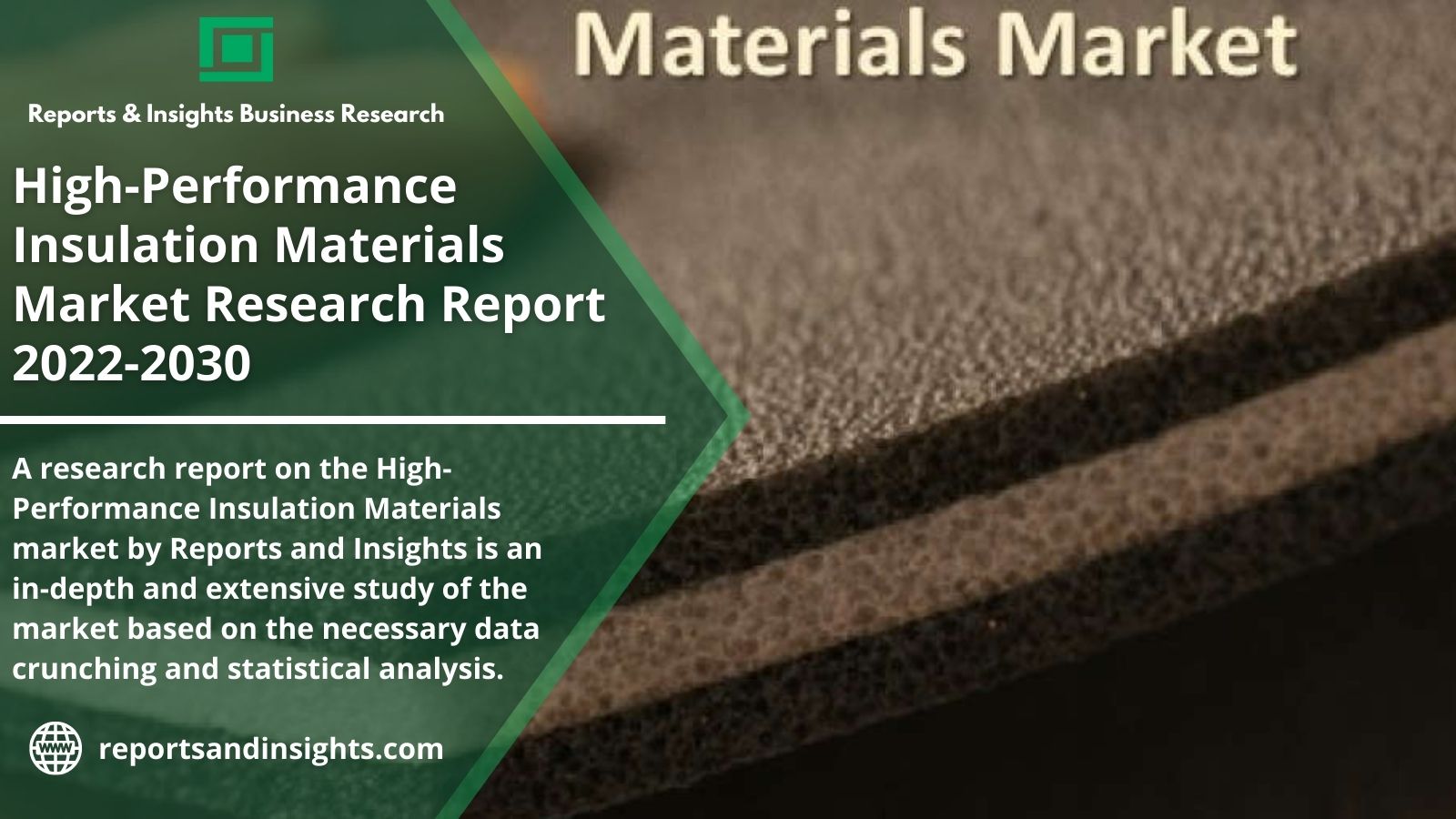 Industry Demand on High-Performance Insulation Materials Market Progress Insight, Top Key Players Demand, Manufacturing Demand, Statistics 2030 by R&I