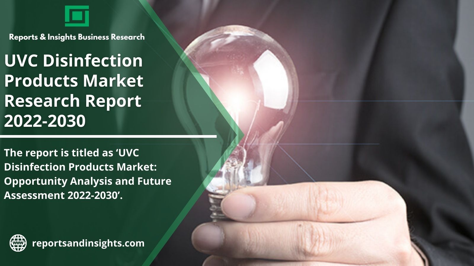 Market Demand On UVC Disinfection Products Market Size, Share, Product and Service, Consumers Demand and Industry Analysis 2030: