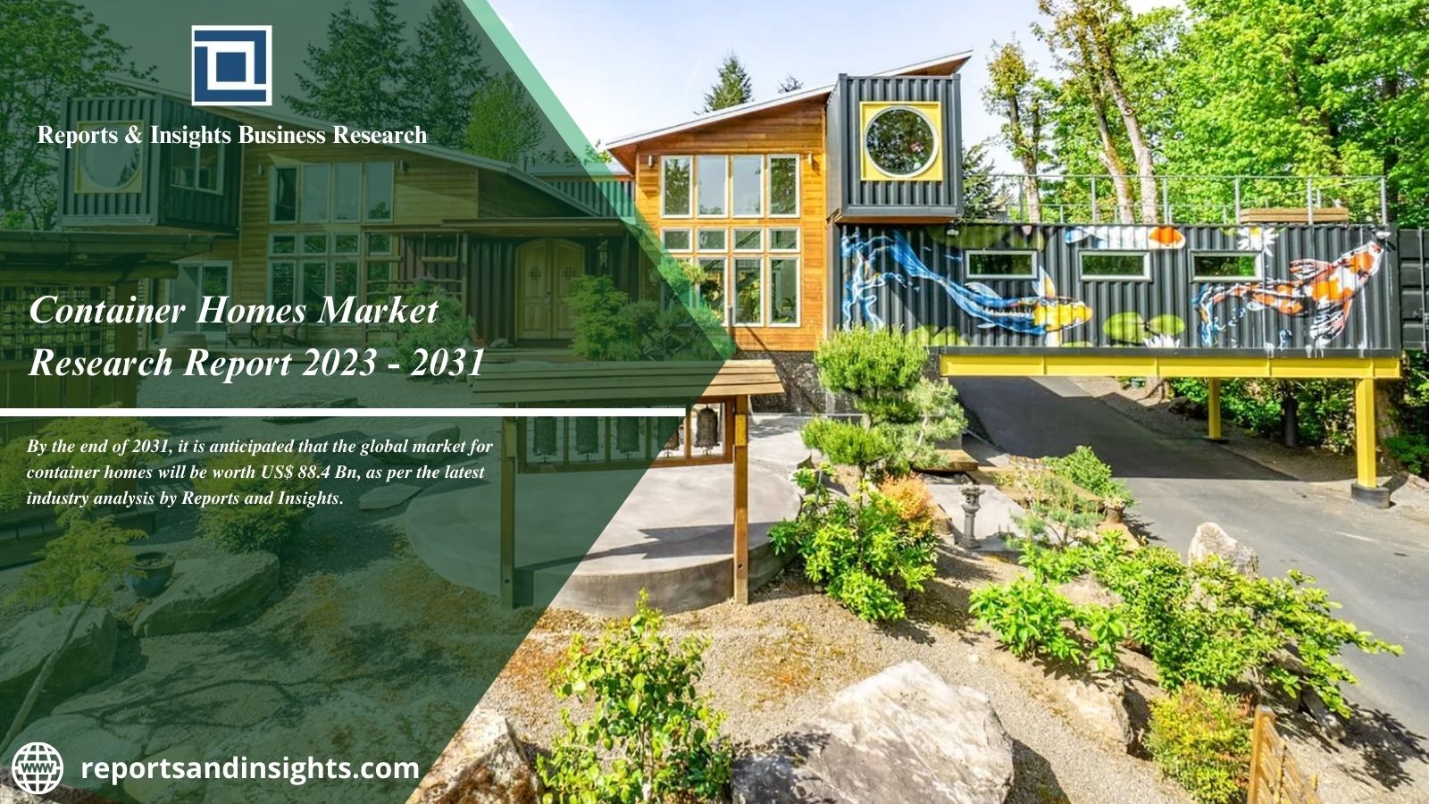 The Current and Future State of the Global Container Homes Market: An Analysis of Market Trends, Drivers, and Opportunities.