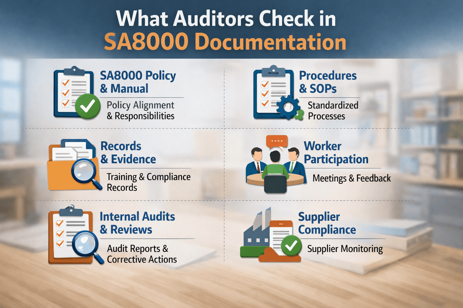 What Auditors Check in SA8000 Documentation