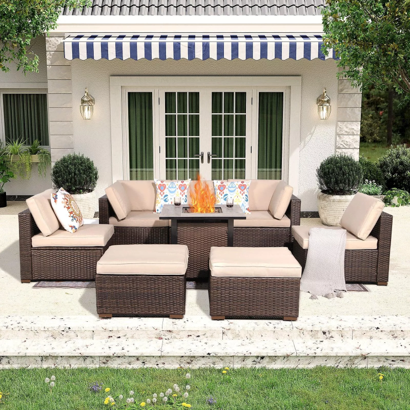 How to Choose the Perfect Patio Furniture Set with Fire Pit Table?
