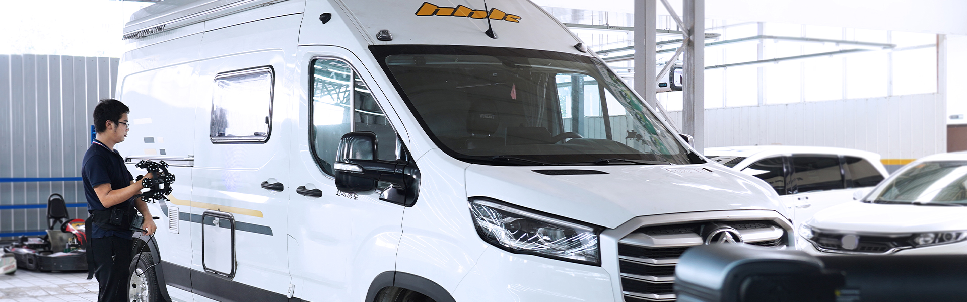 Optical 3D Measurement System TrackScan-Sharp: A Solution for Large RV Customization