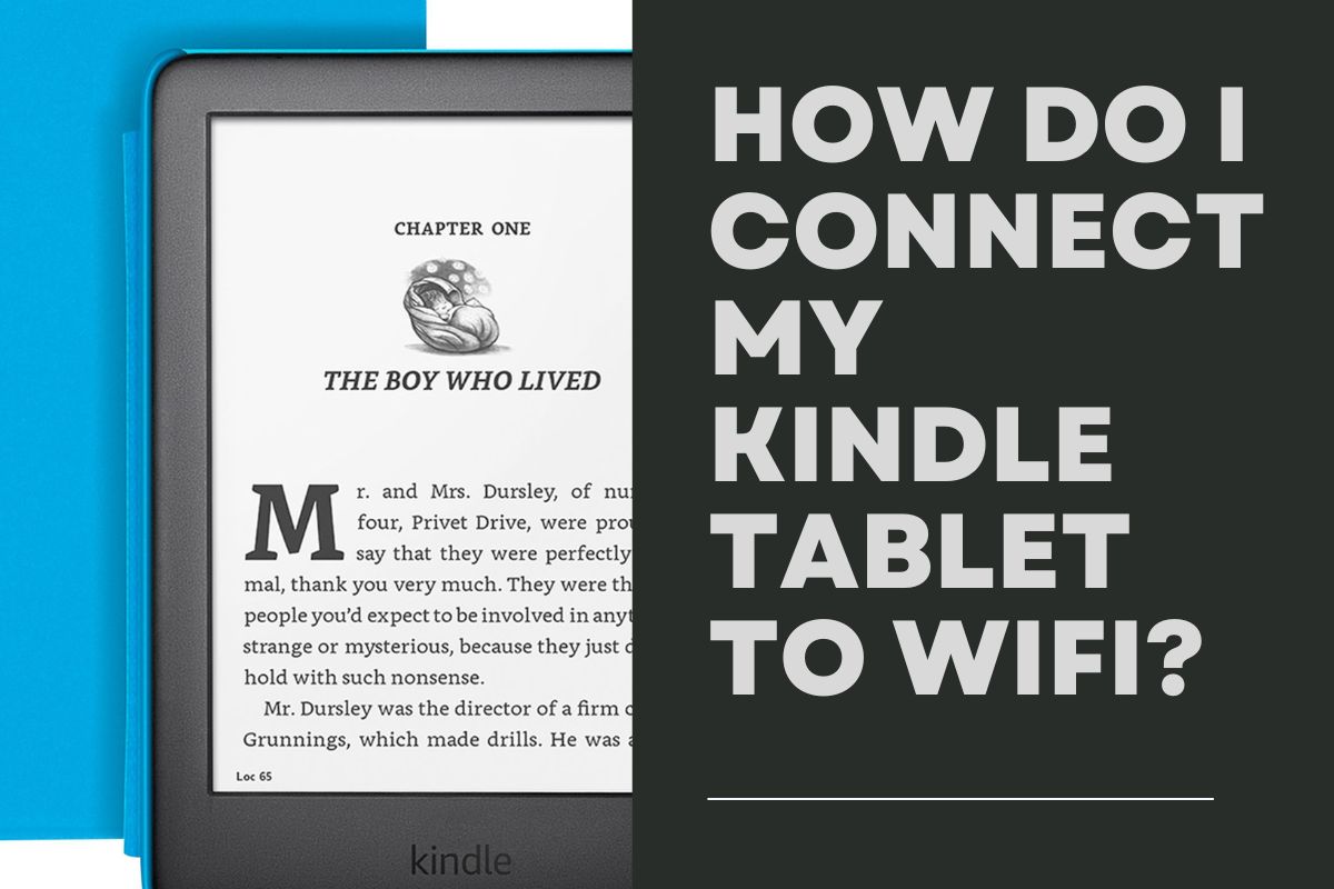 How do I connect my Kindle tablet to WiFi?