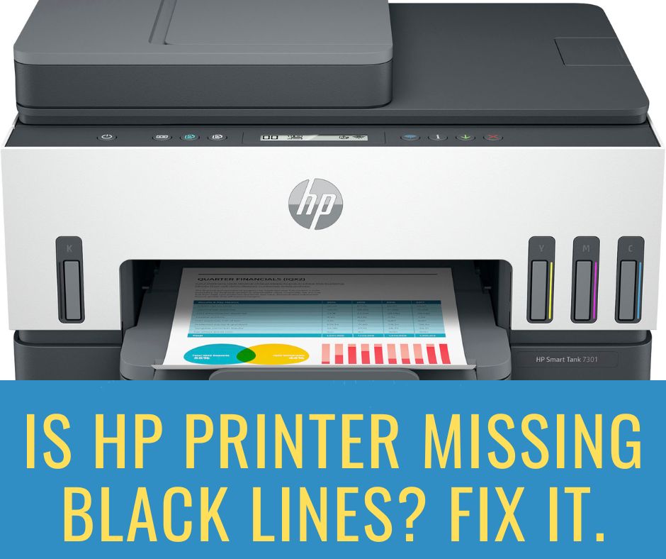 Is HP Printer Missing Black Lines? Fix It.