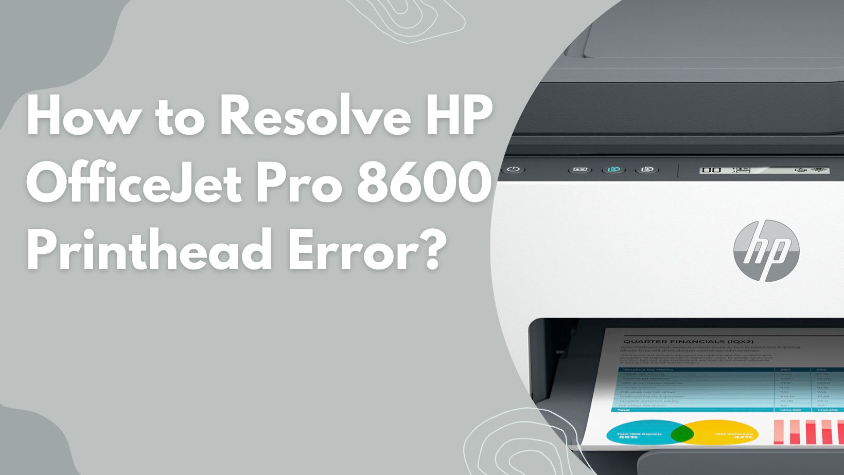 How to Resolve HP OfficeJet Pro 8600 Printhead Error?
