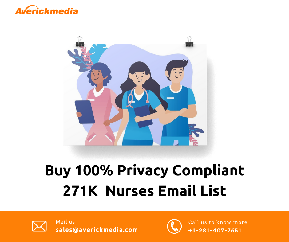 The Best-in-class nurses email list in US from AverickMedia 2022
