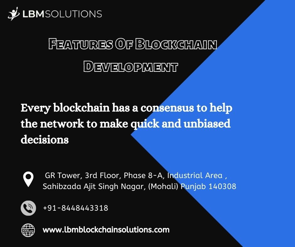   Features Of Blockchain Development || LBM Blockchain solutions 