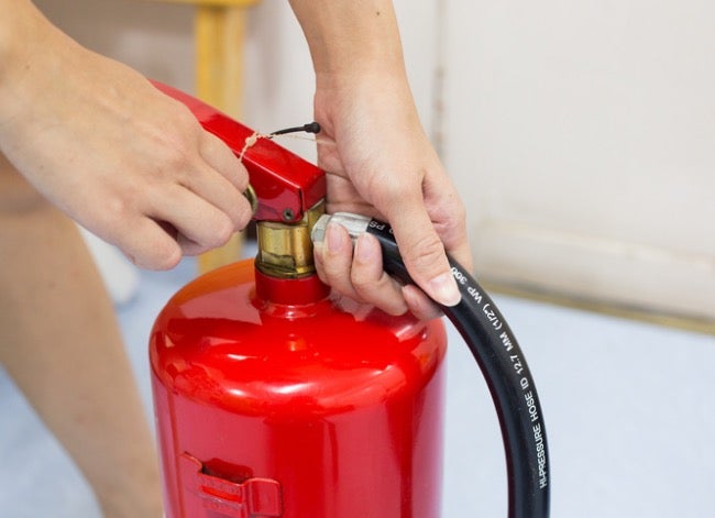 What is the process of fire safety service?