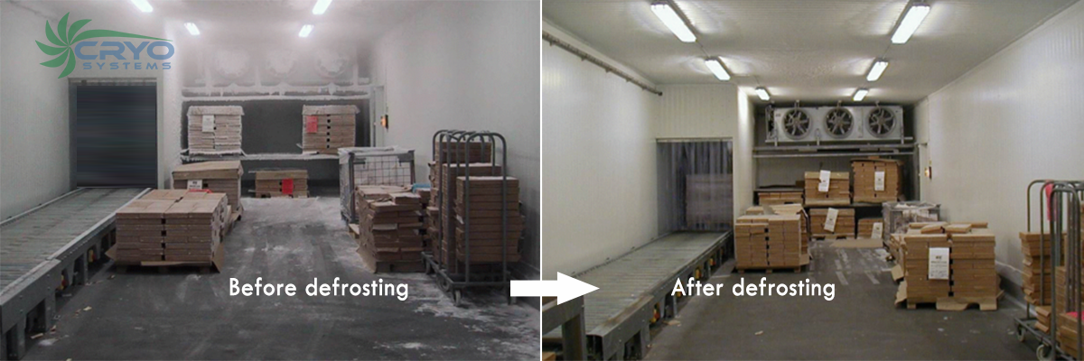 Why is hot gas defrost an effective way to defrost evaporators?