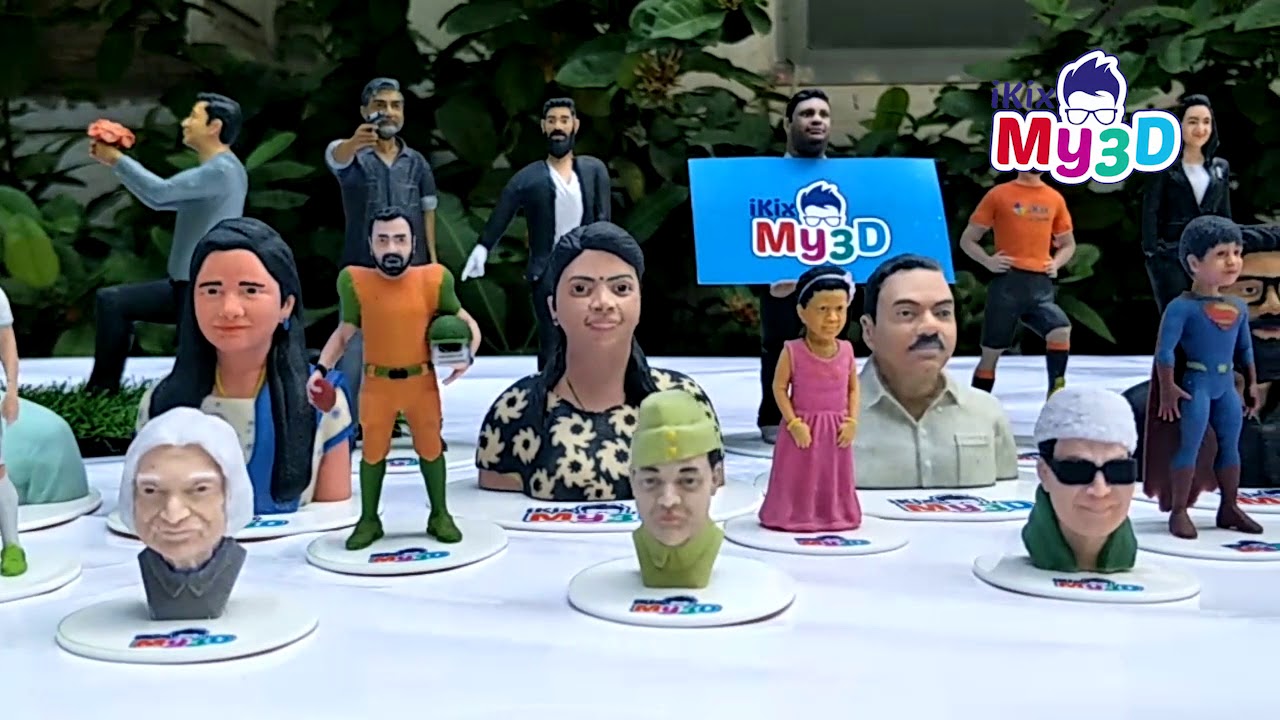 Figurine 3D model gallery | iKix My3D