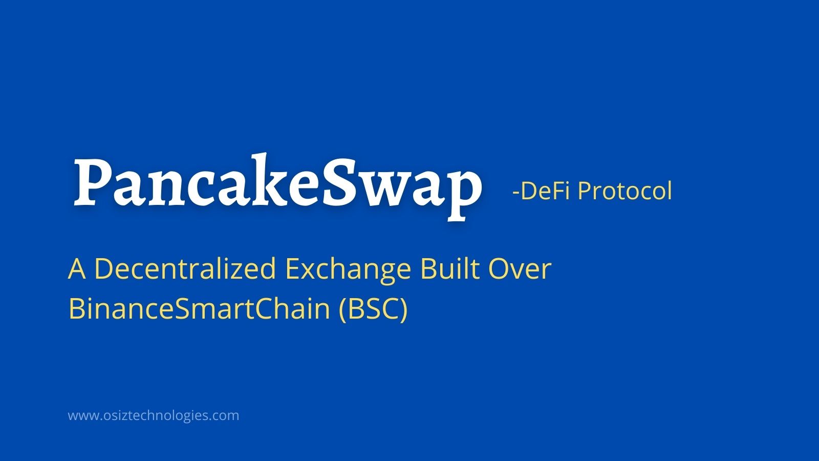 What is PancakeSwap?