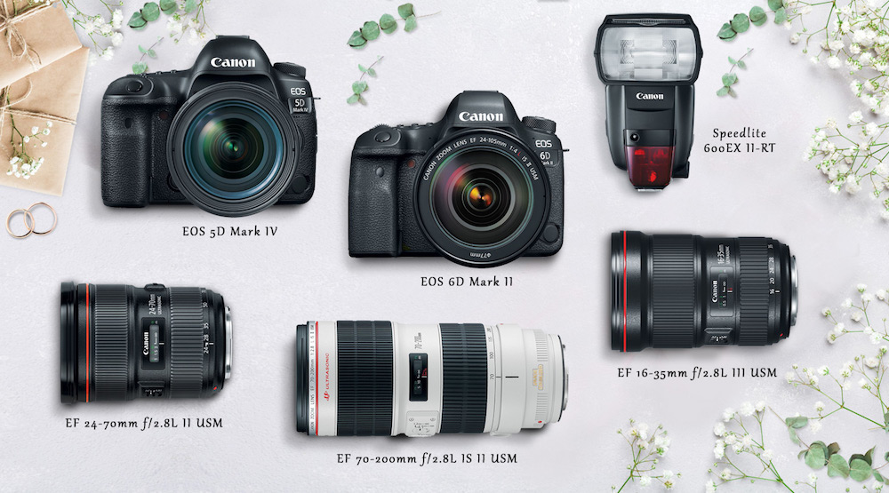 wedding photography equipment