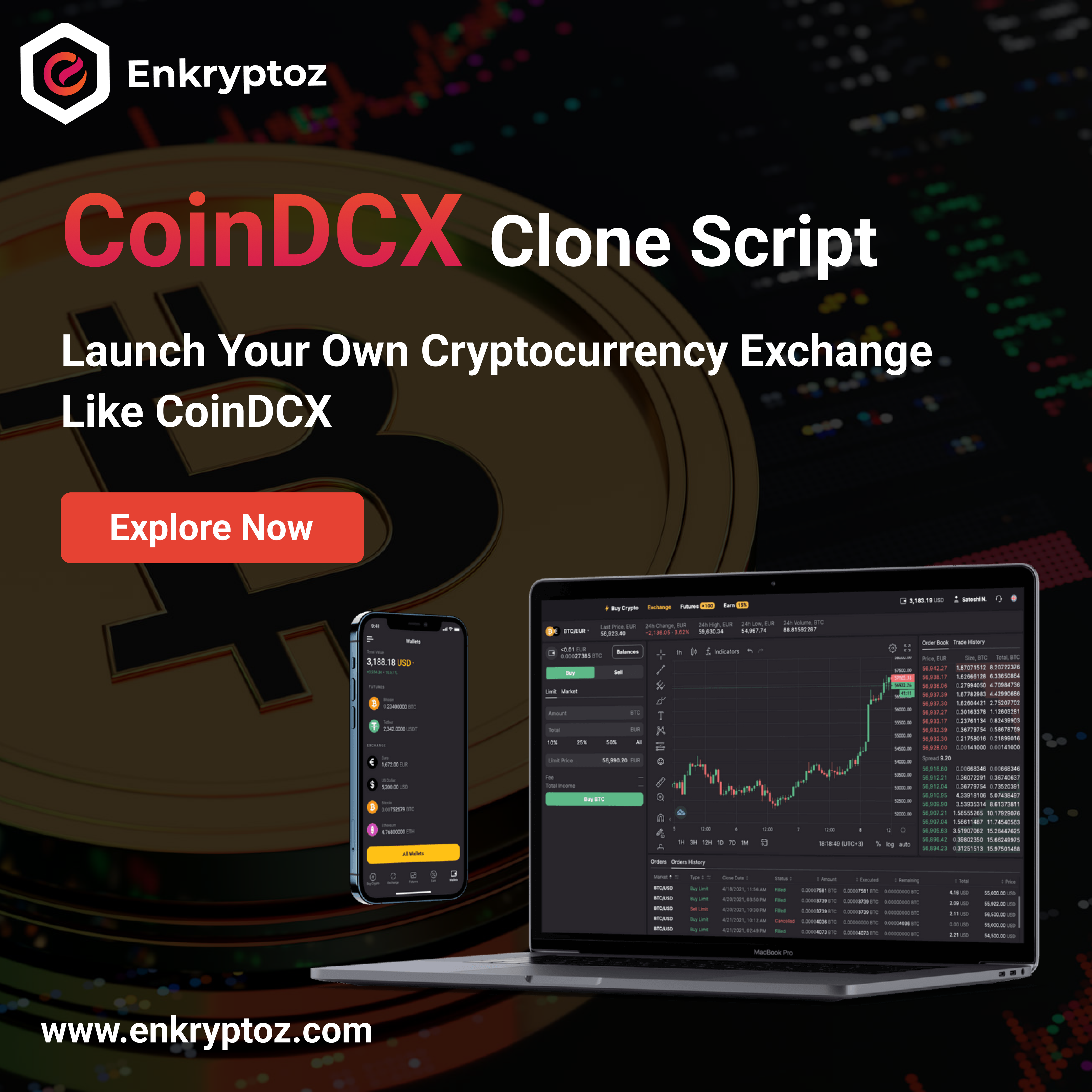KuCoin Clone Script | Launch a Crypto Exchange like KuCoin-Enkryptoz