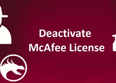 How do I deactivate a McAfee License?