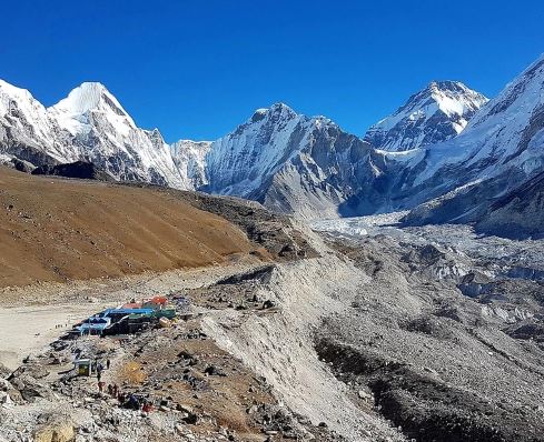 A Bird's Eye View: Exploring Everest Base Camp by Helicopter