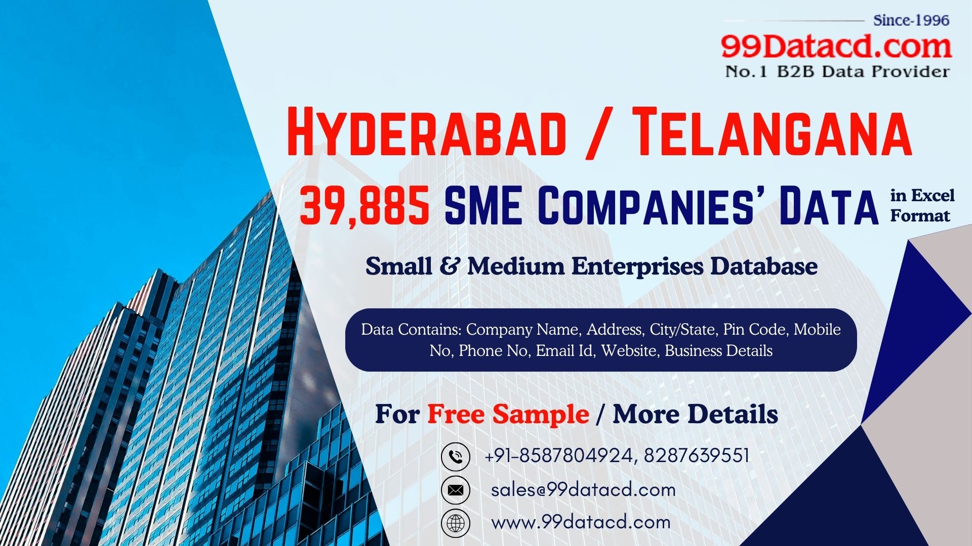 Boost Your B2B Outreach with Hyderabad, Telangana SME Companies Database