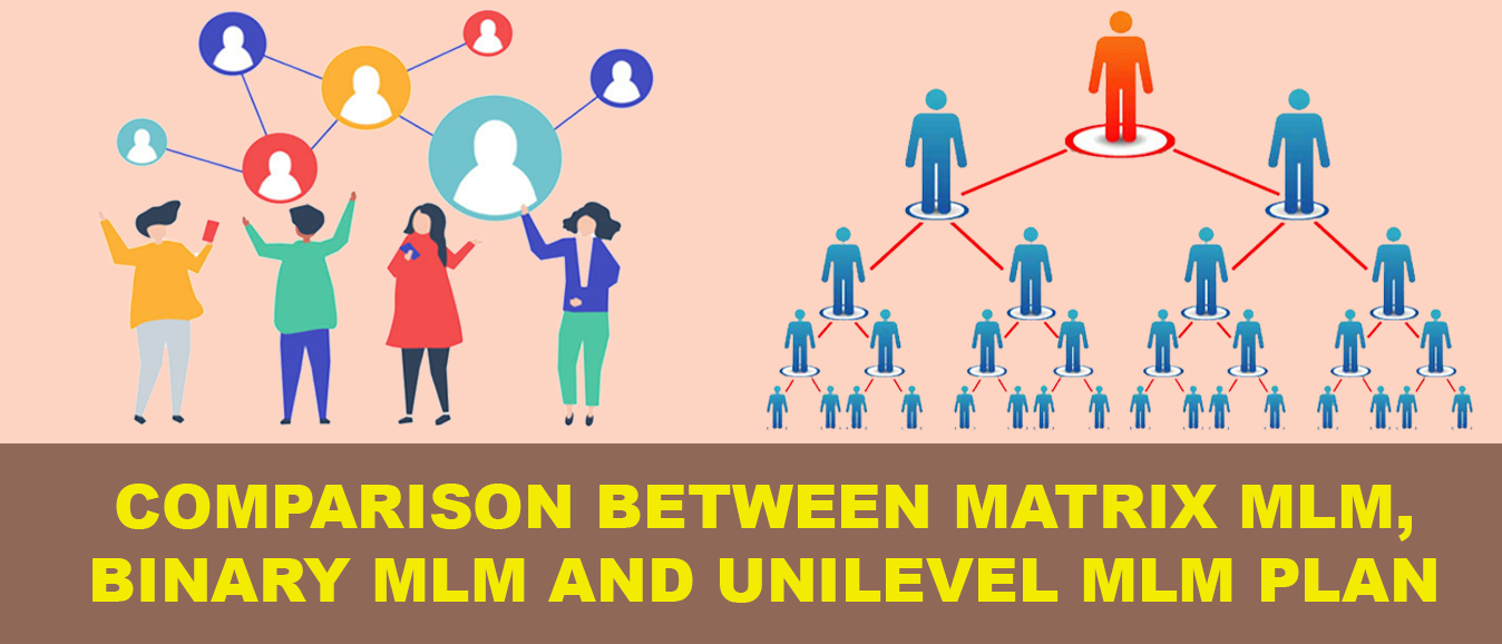 Comparison between Matrix MLM, Binary MLM and Unilevel MLM Plan