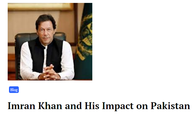 Imran Khan Pakistan