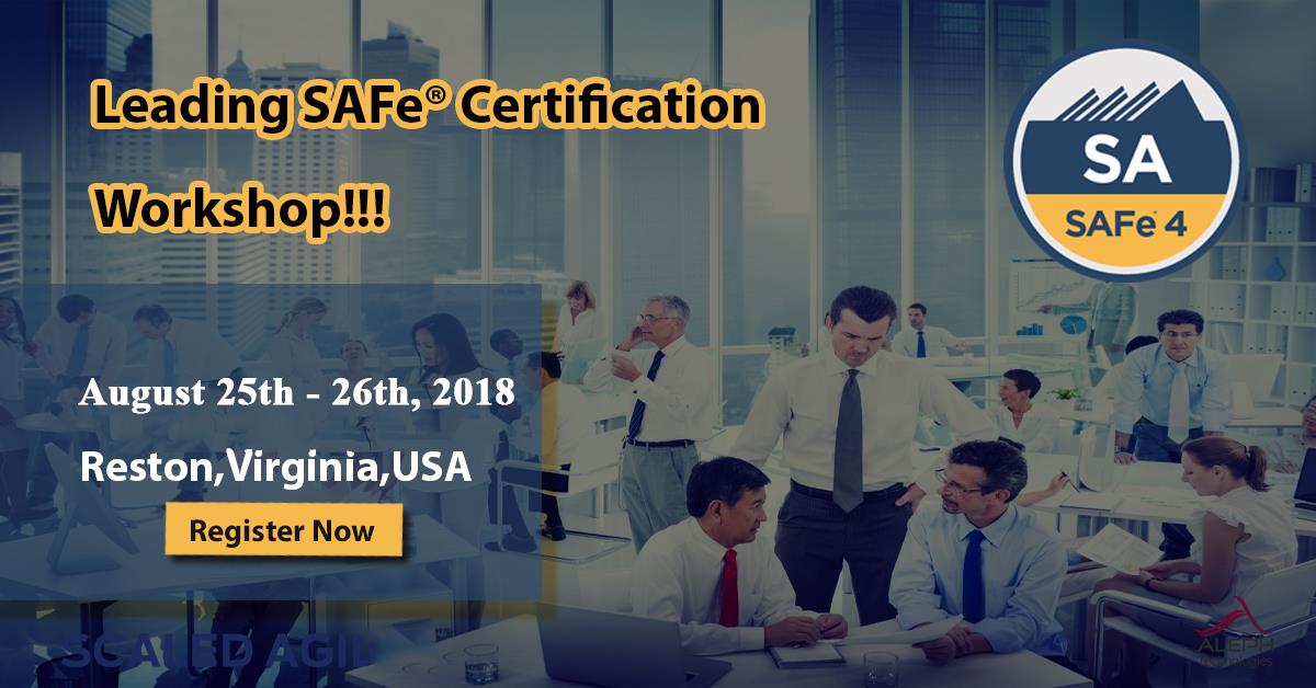 Leading SAFe®4.5 with SAFe 4 Agilist Certification