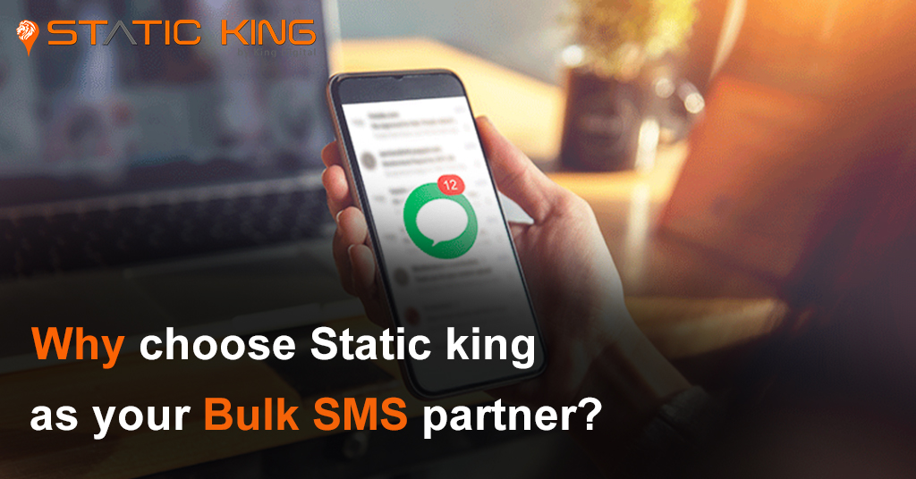 Bulk SMS Service Provider in Delhi  By  Static king