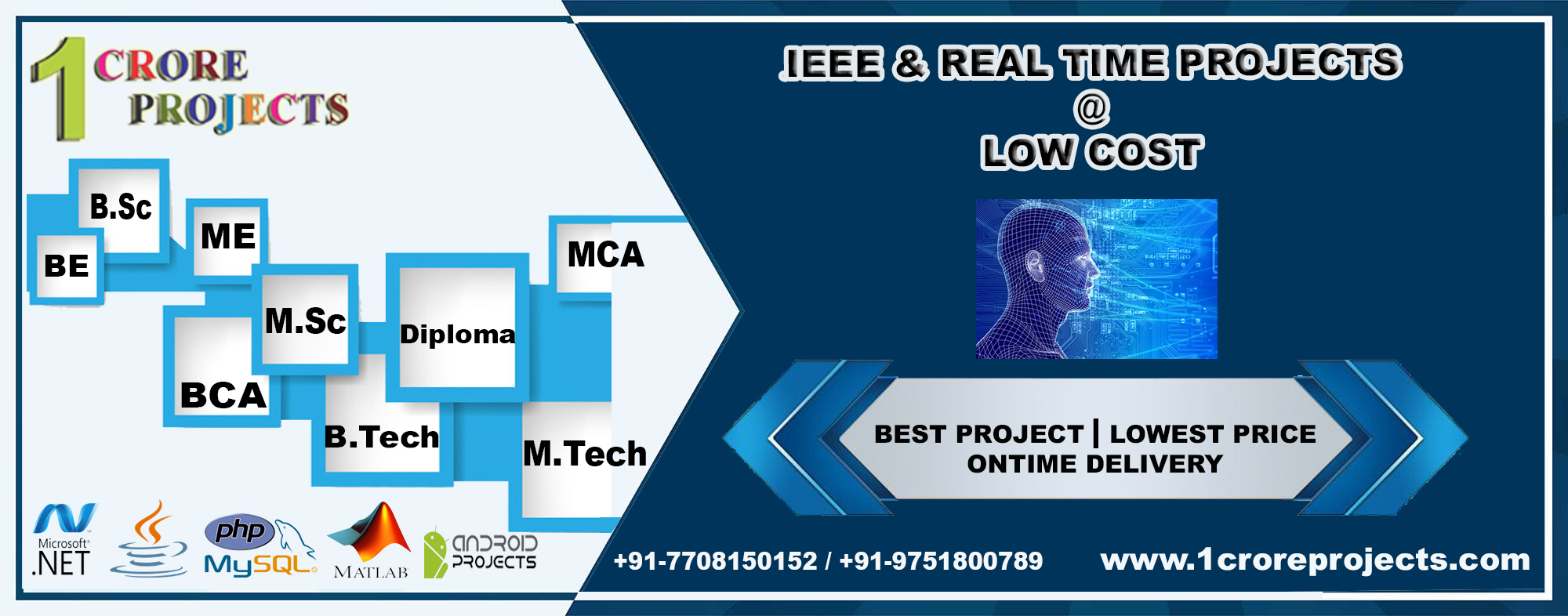 ME mini college engineering project centers in chennai