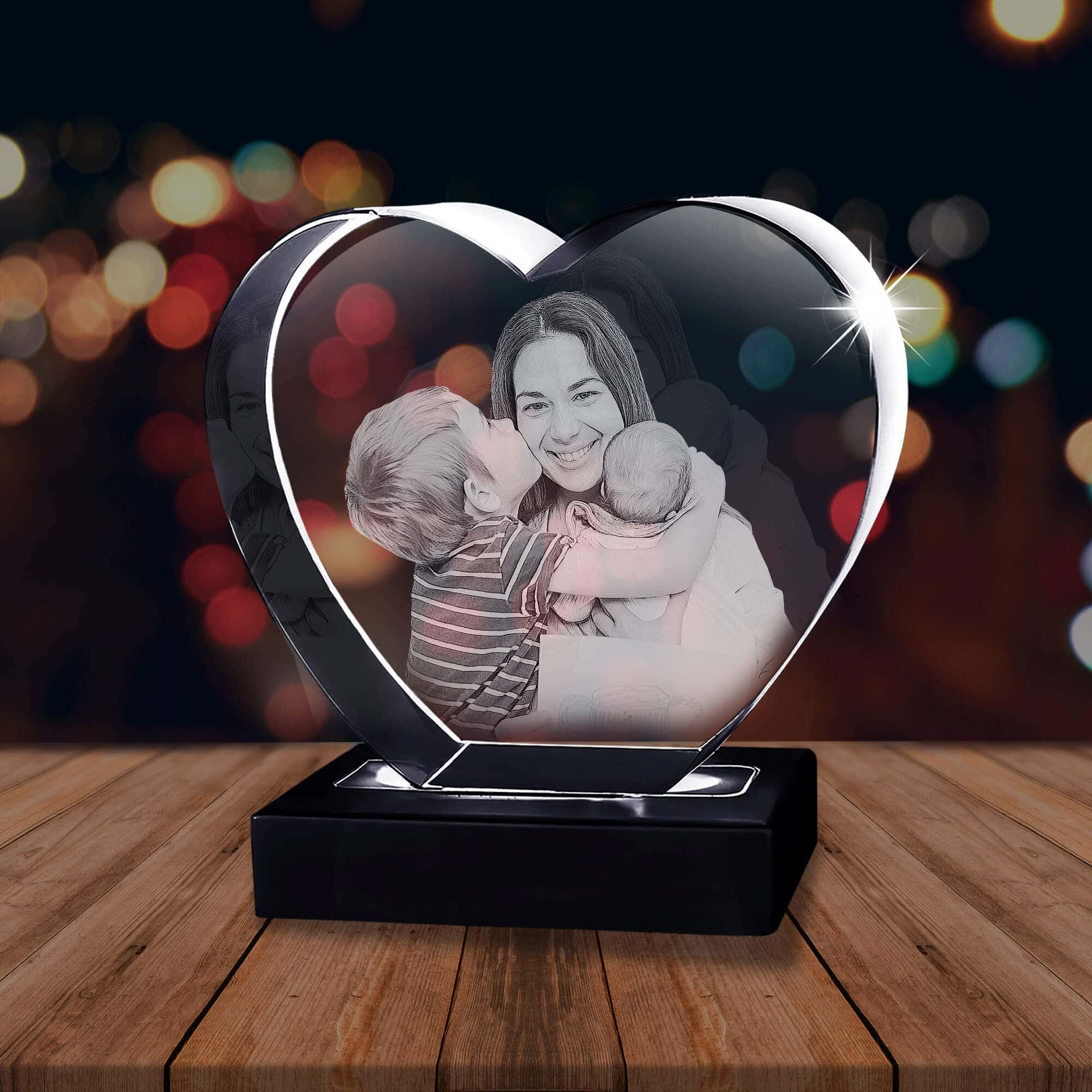 3D Crystal Heart-Shaped: A Stunning and Unique Decorative Piece