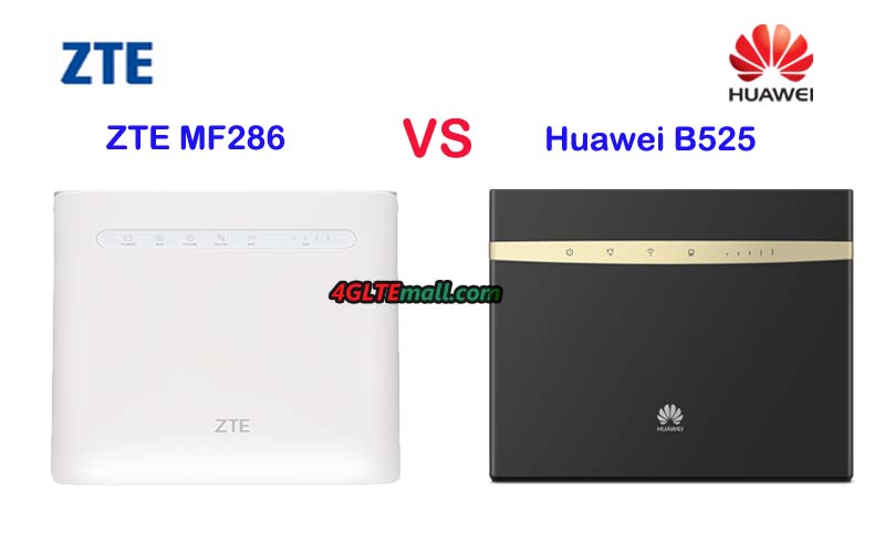 ZTE MF286 VS Huawei B525s