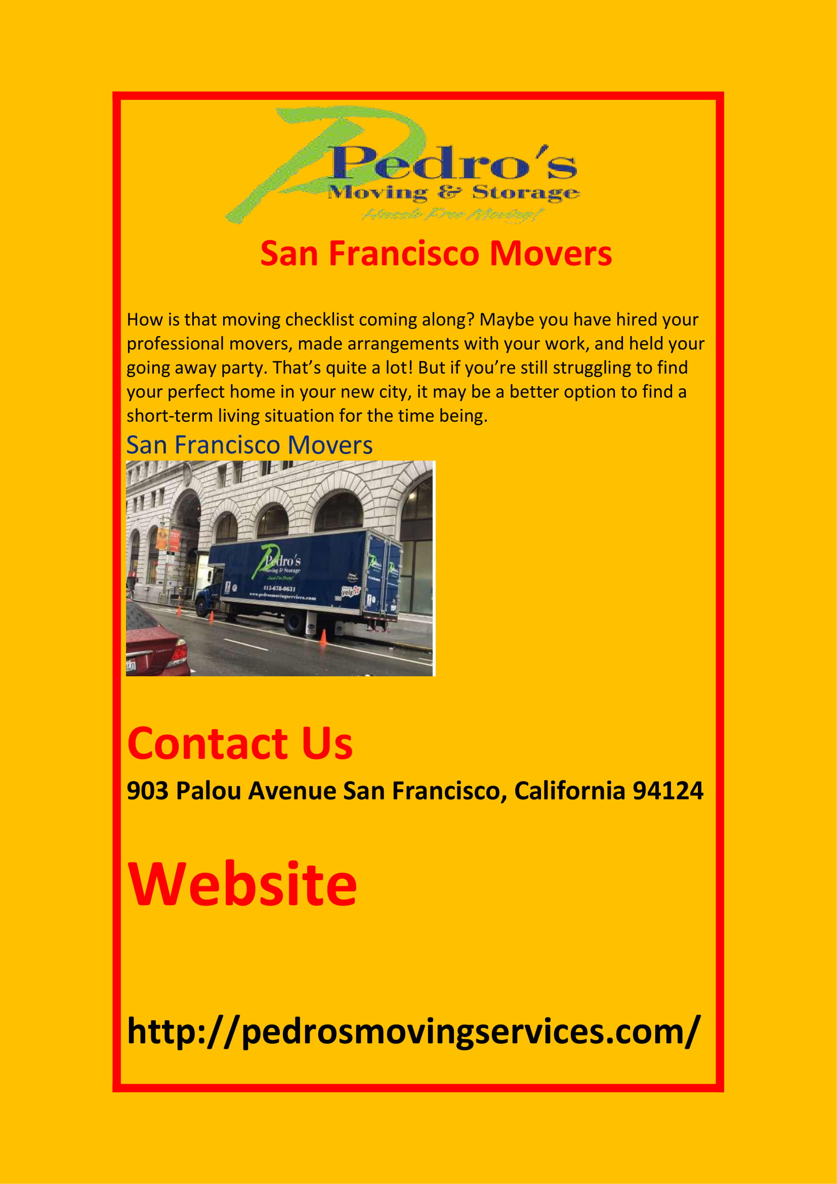 San Francisco Movers