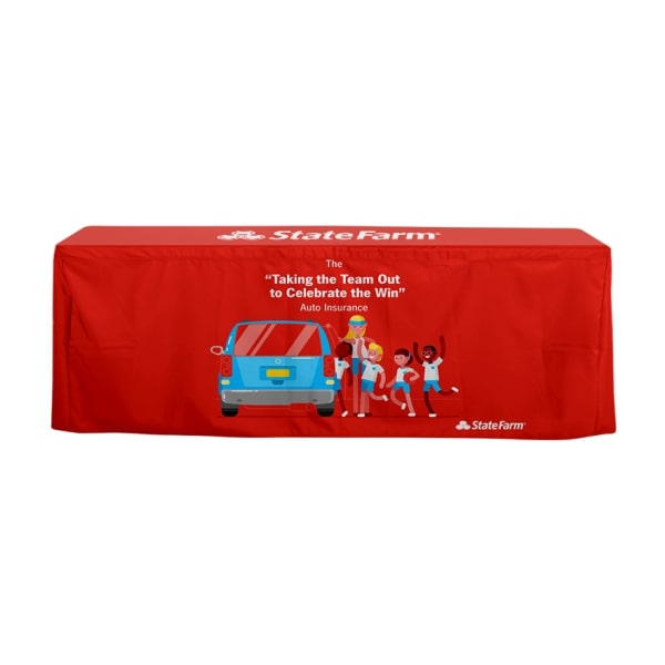 Trade Show Custom Printed Tablecloth For Exhibitions & Event