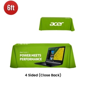 A Trade Show Table Throws For Events Make And Impression