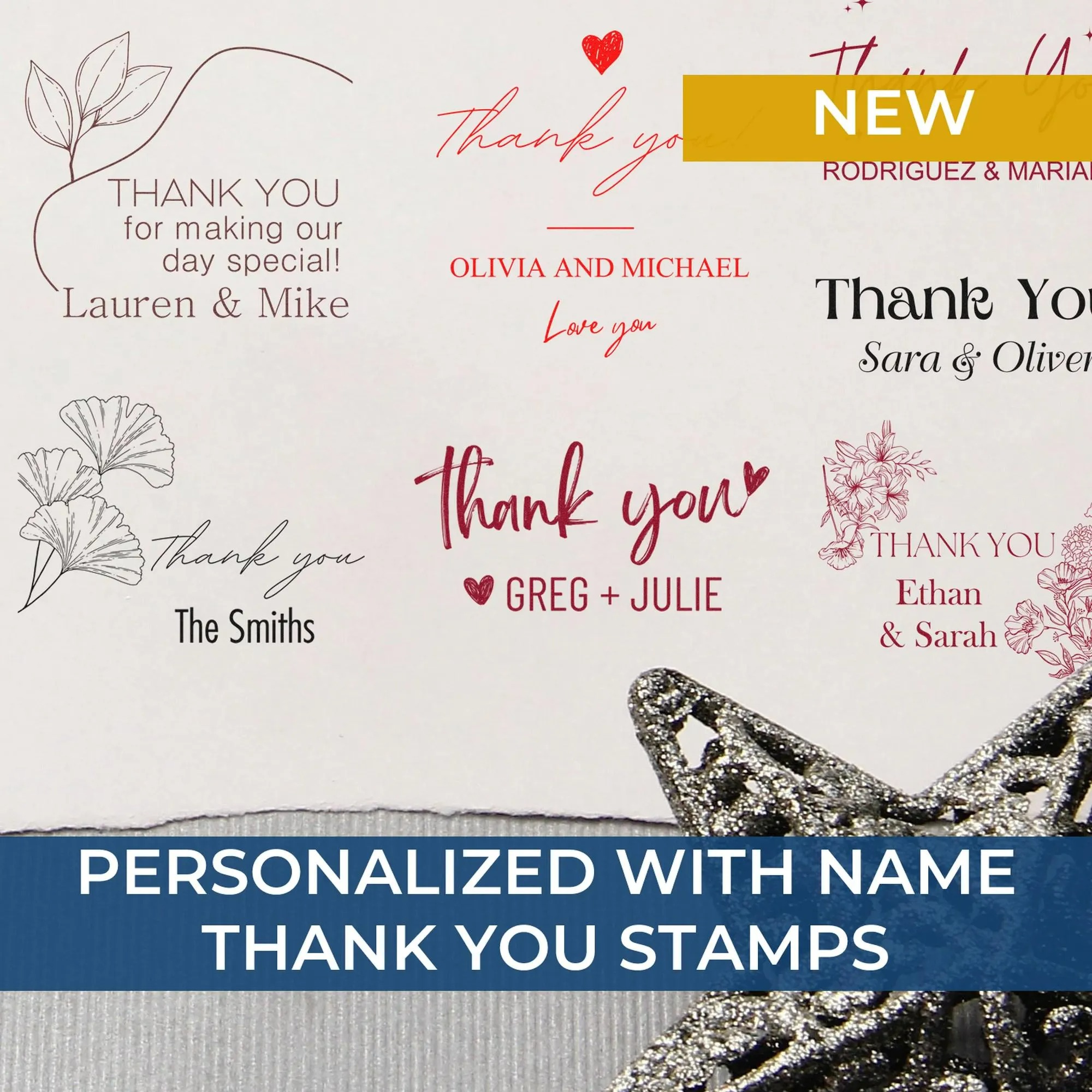 Personalized Thank You Stamps with Custom Names: The Thoughtful Finishing Touch Your Brand Has Been Missing