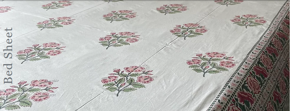 All over Printed Cotton Bedsheet SKU: BS0136