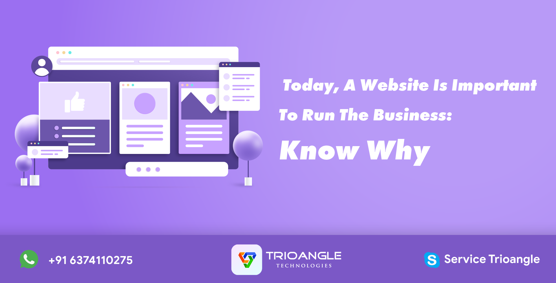 Today, A Website Is Important To Run The Business: Know Why