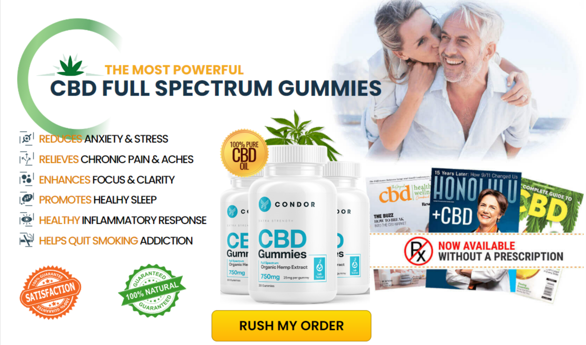 Working of Condor CBD Gummies