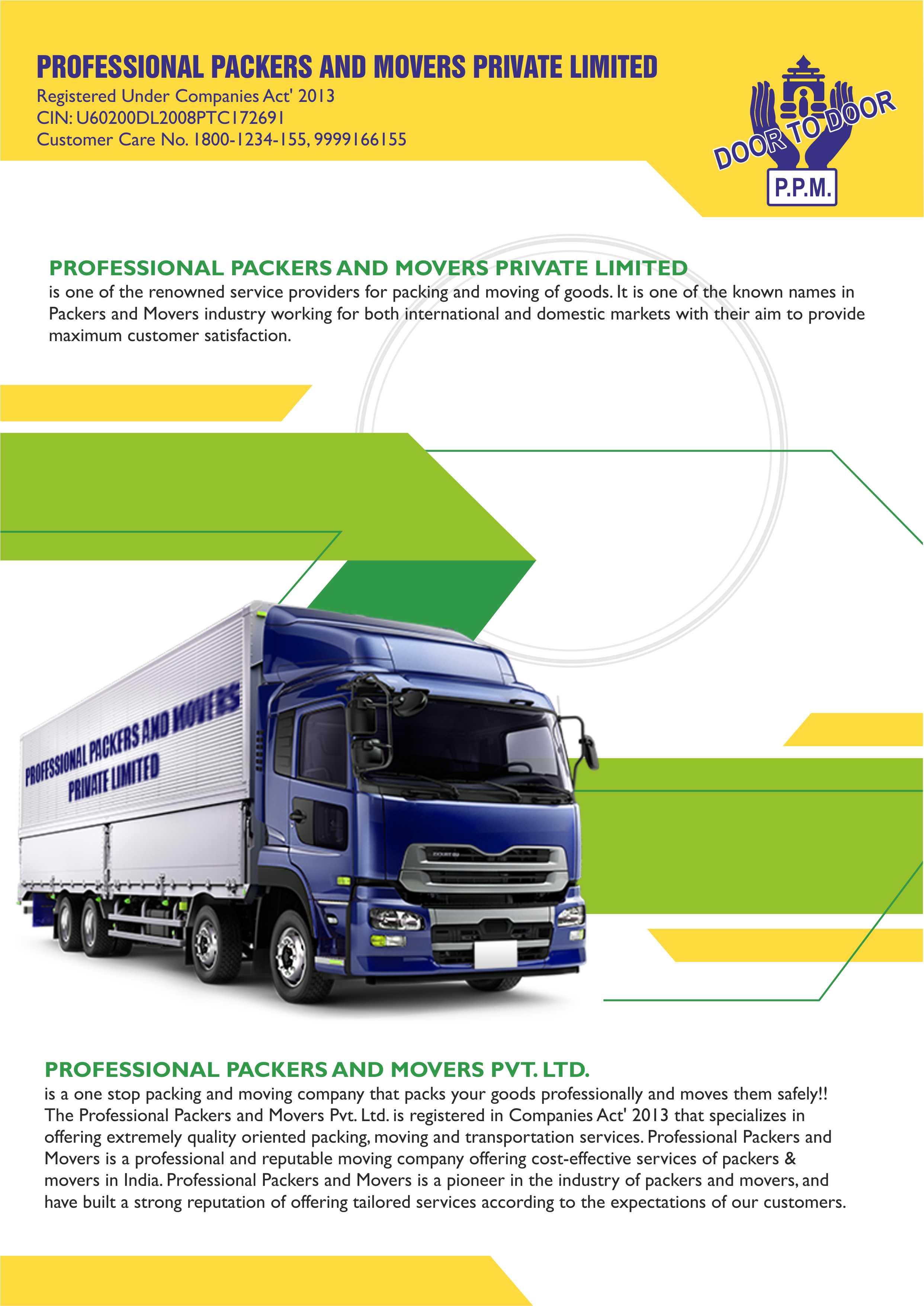 Professional Packers Movers Pvt.Ltd.