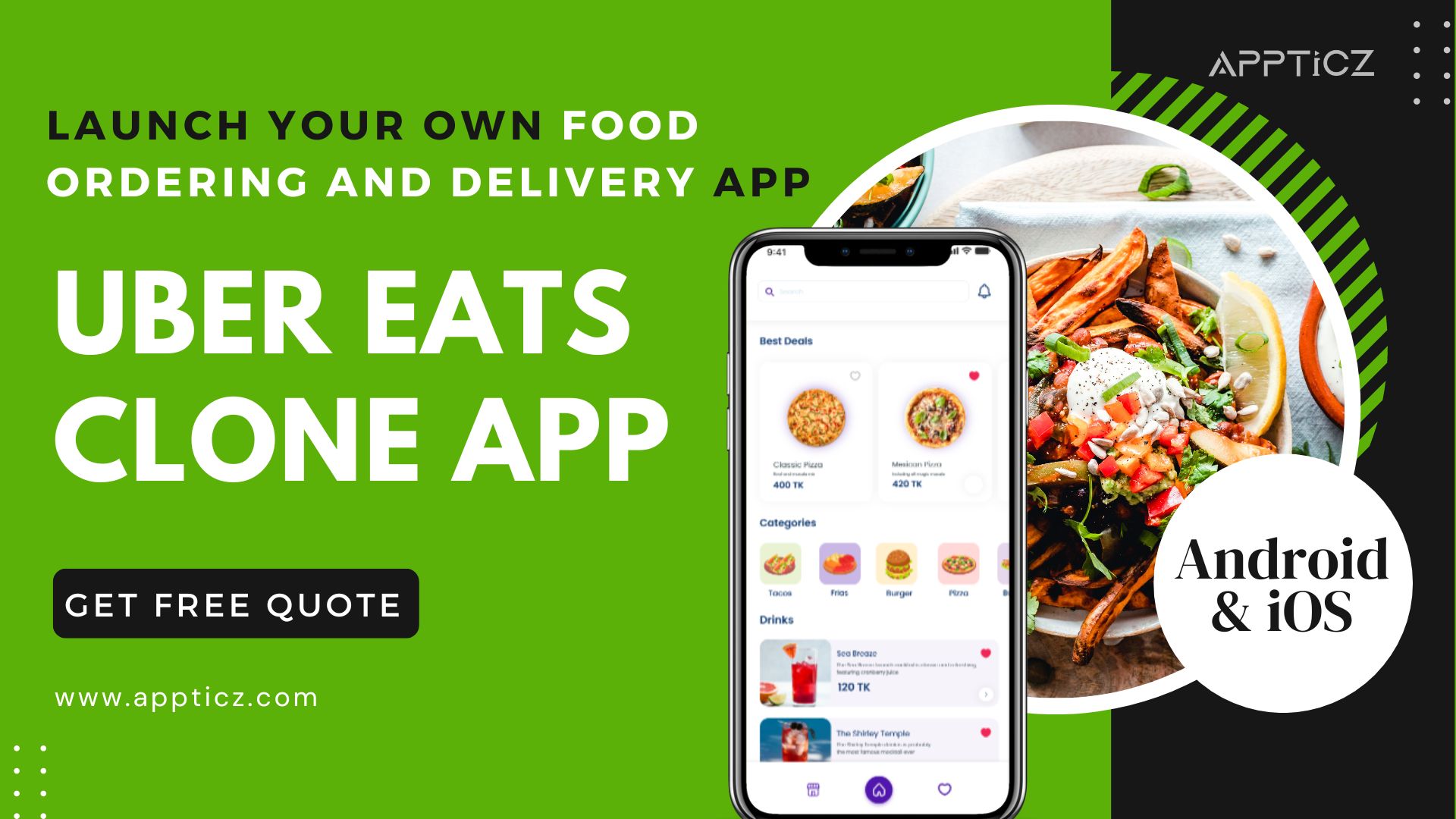 UberEats Clone App - Build a Food Delivery App like UberEats