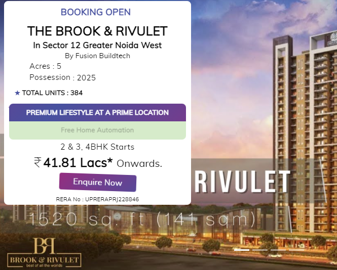 Fusion Brook & Rivulet Noida Extension