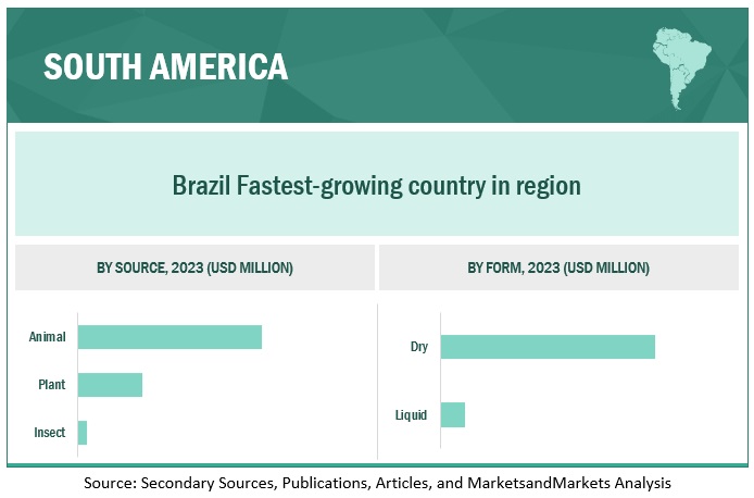 Regional analysis & forecast of protein ingredients market