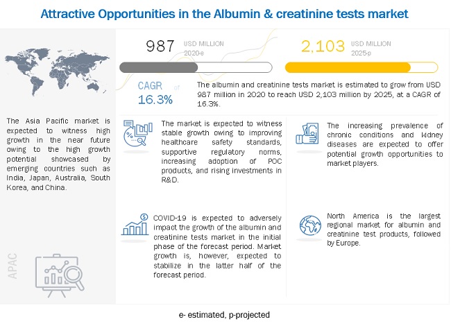 Albumin & Creatinine Tests Market: Integrated and automated systems for overall urine analysis