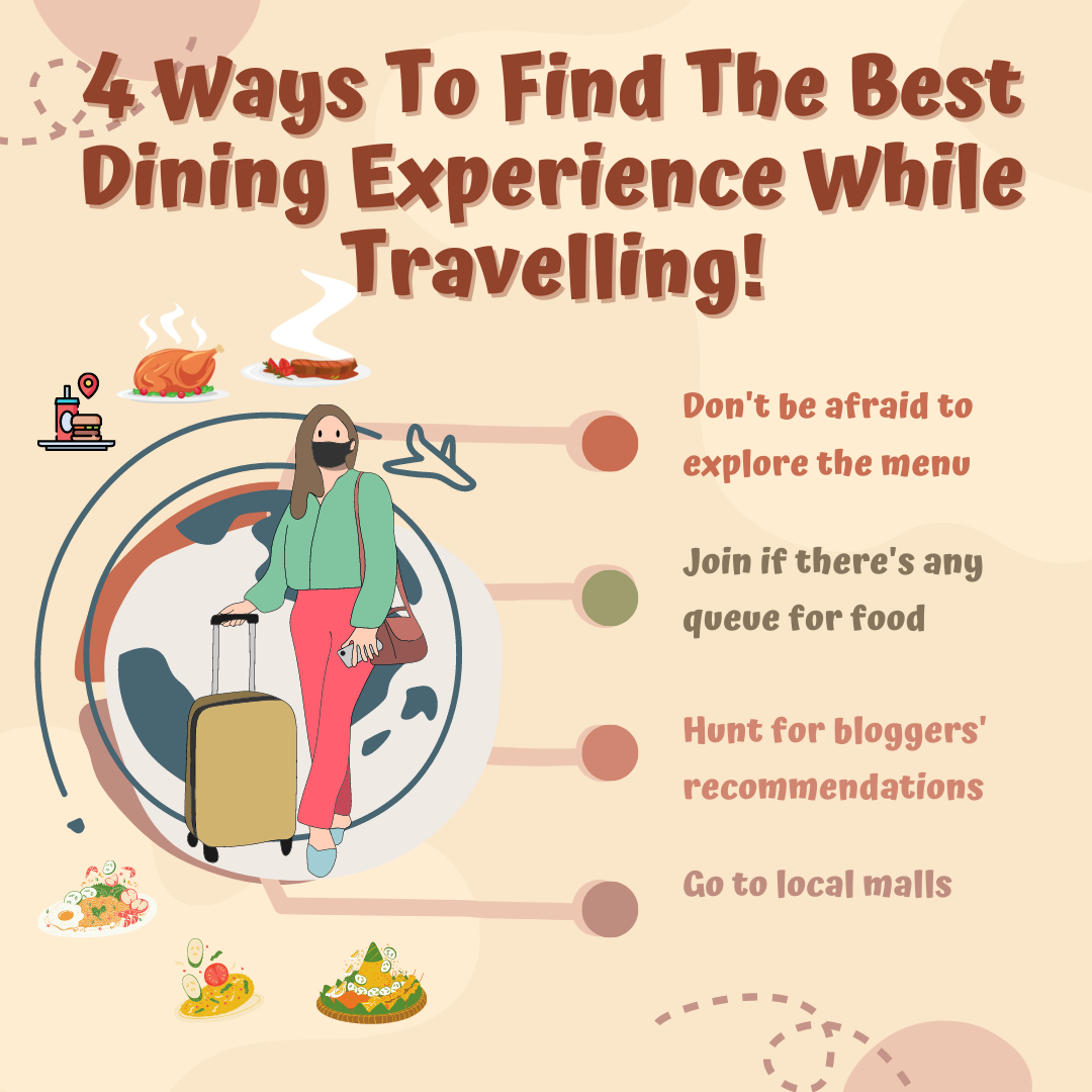 4 Ways To Find The Best Dining Experience While Travelling!