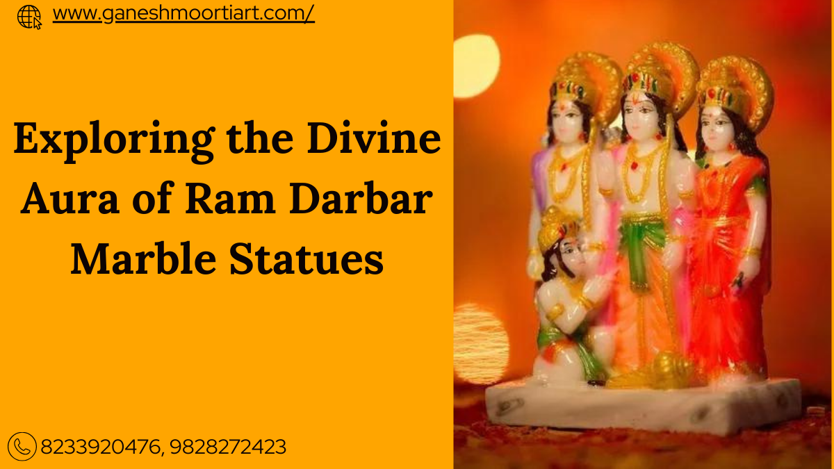 Exploring the Divine Aura of Ram Darbar Marble Statues 