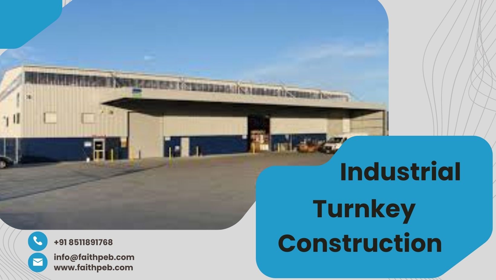 Hire the top industrial construction company in Ahmedabad | Faith PEB