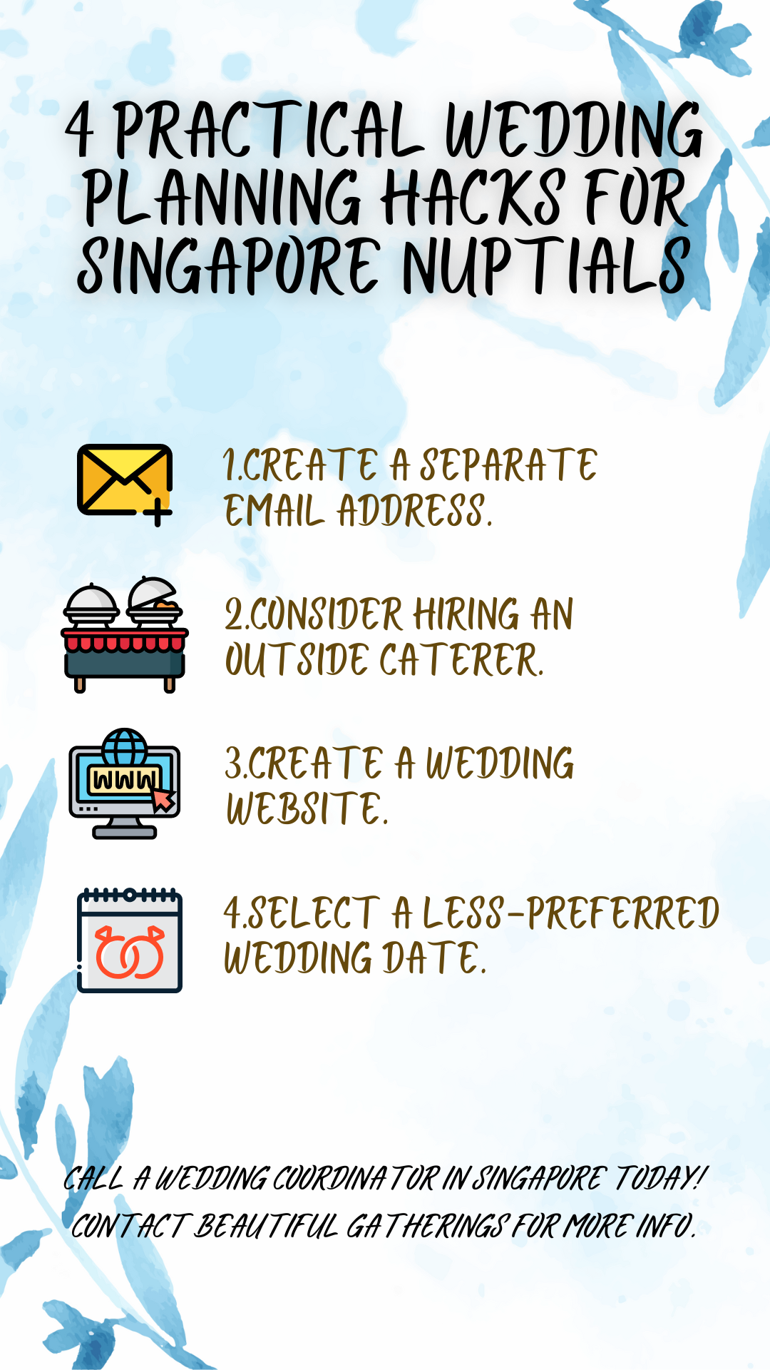 4 Practical Wedding Planning Hacks for Singapore Nuptials