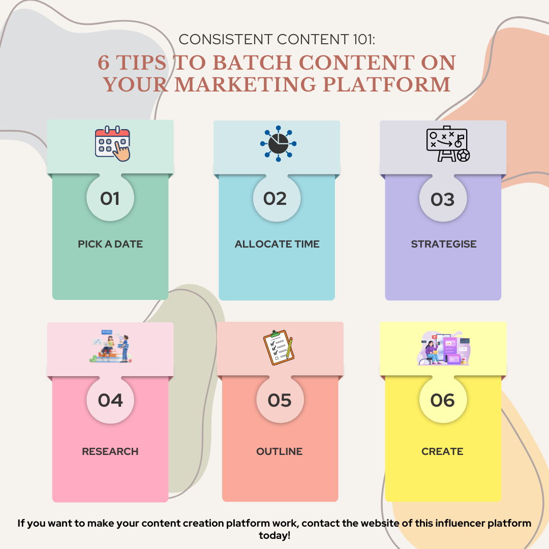 Consistent Content 101: 6 Tips To Batch Content On Your Marketing Platform